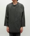 ＜blurhms＞Hollow yarn Baseball Raglan Tee