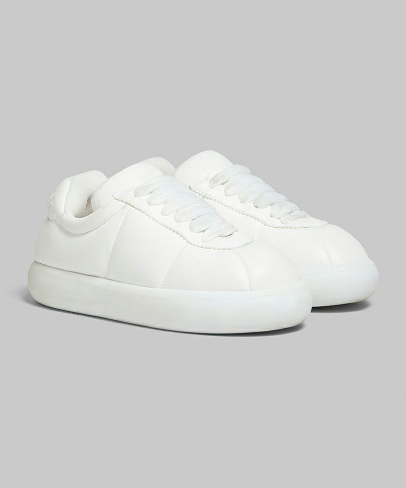 ＜MARNI＞ホワイト レザー BIGFOOT2.0 スニーカー