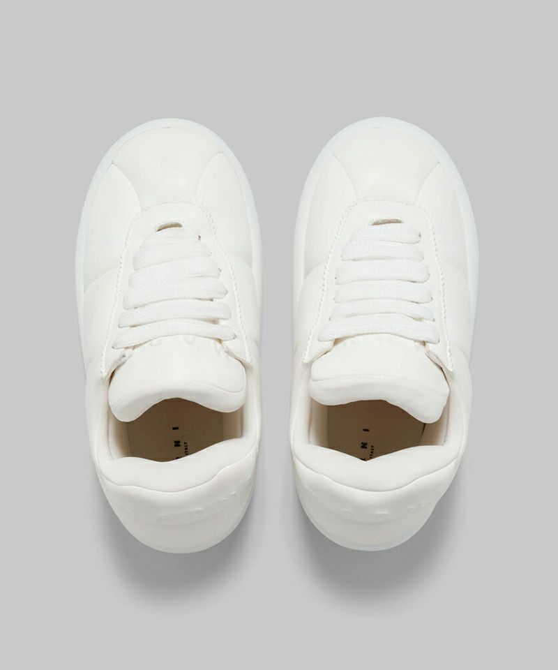 MARNI＞ホワイト レザー BIGFOOT2.0 スニーカー | MAKES ONLINE