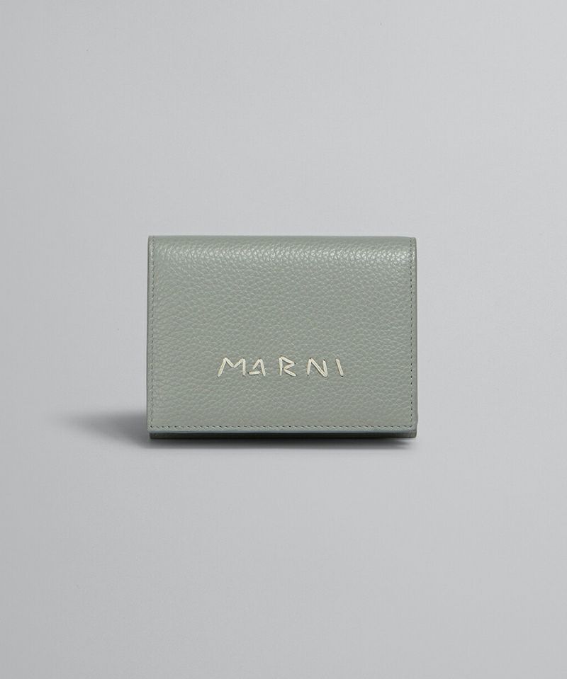＜MARNI＞レザー製 三つ折りウォレット
