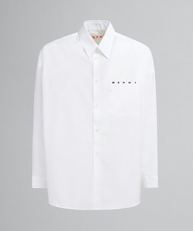 ＜MARNI＞オーガニックポプリン製シャツ
