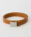 ＜OUR LEGACY＞SPEED BELT(Hot Yellow Leather)