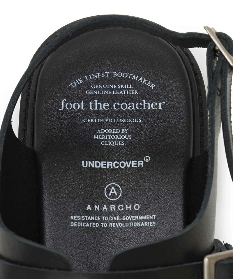 UNDERCOVER FOOT THE COACHER サンダル 楽天市場】UNDERCOVER × foot the coacher 23SS shark sole