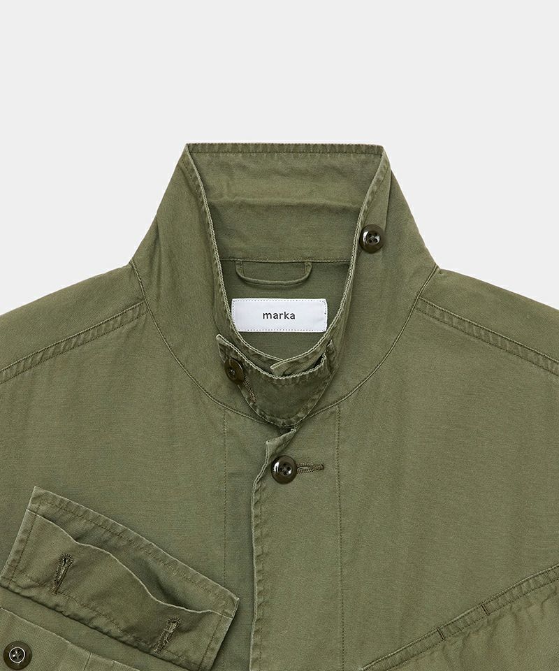 ORGANIC COTTON WEATHER CLOTH JUNGLE FATIGUE JACKET｜ANYTHING