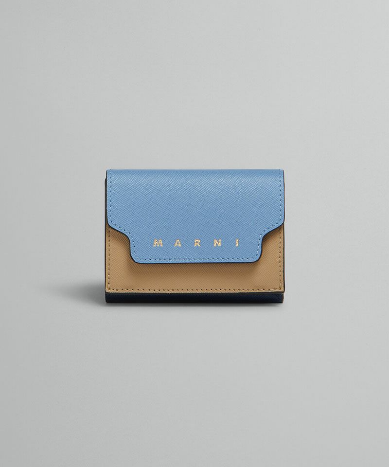 ＜MARNI＞サフィアーノレザー製三つ折りウォレット