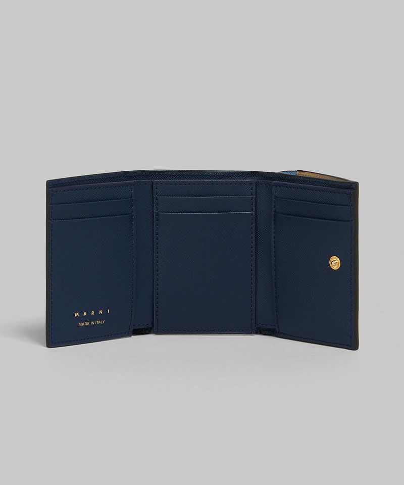 MARNI＞サフィアーノレザー製三つ折りウォレット | MAKES ONLINE STORE