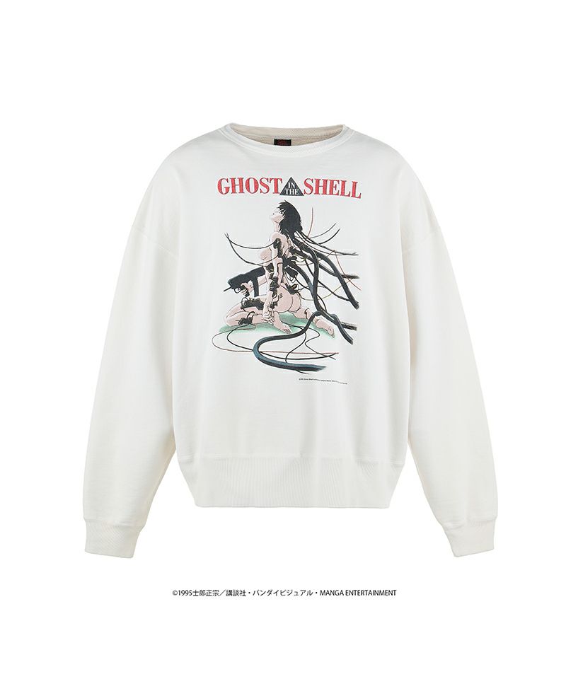 SAINT MICHAEL＞GS_CRW-N SWT / GST IN THE S / WHT | MAKES ONLINE STORE