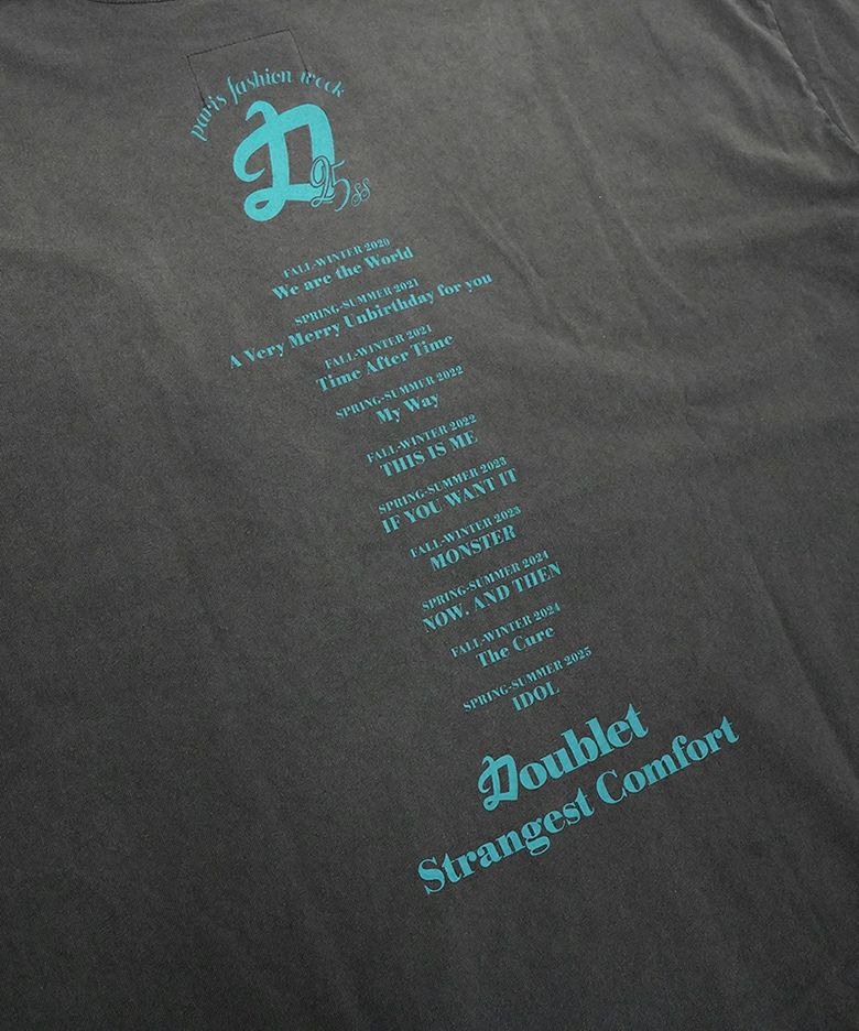 doublet ダブレット / DOUBLET PFW TOUR T-SHIRT doublet PFW TOUR T SHIRT-doubletプレフォールウィンターツアー