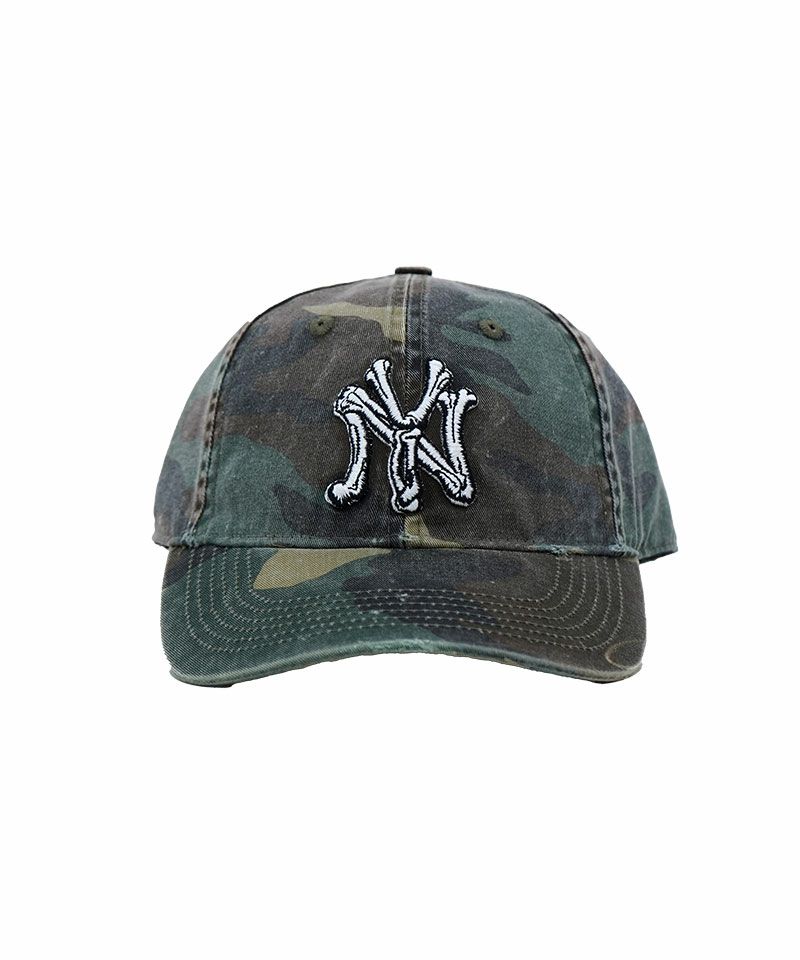 ＜BASICKS＞x F.M.C.D / Born New York Vintage Washed Camo Cap