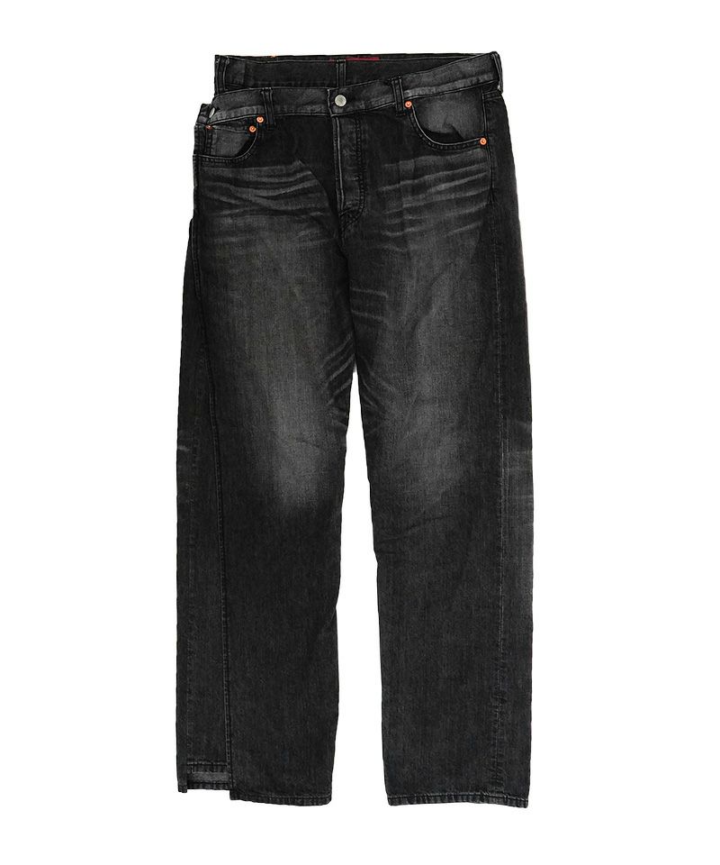 ＜JUNYAWATANABE MAN＞綿デニム 製品加工カスタマイズ Levi's Wネーム