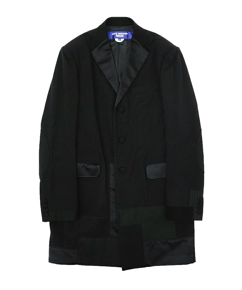 ＜JUNYAWATANABE MAN＞ナイロンオックス×多素材MIX Coat