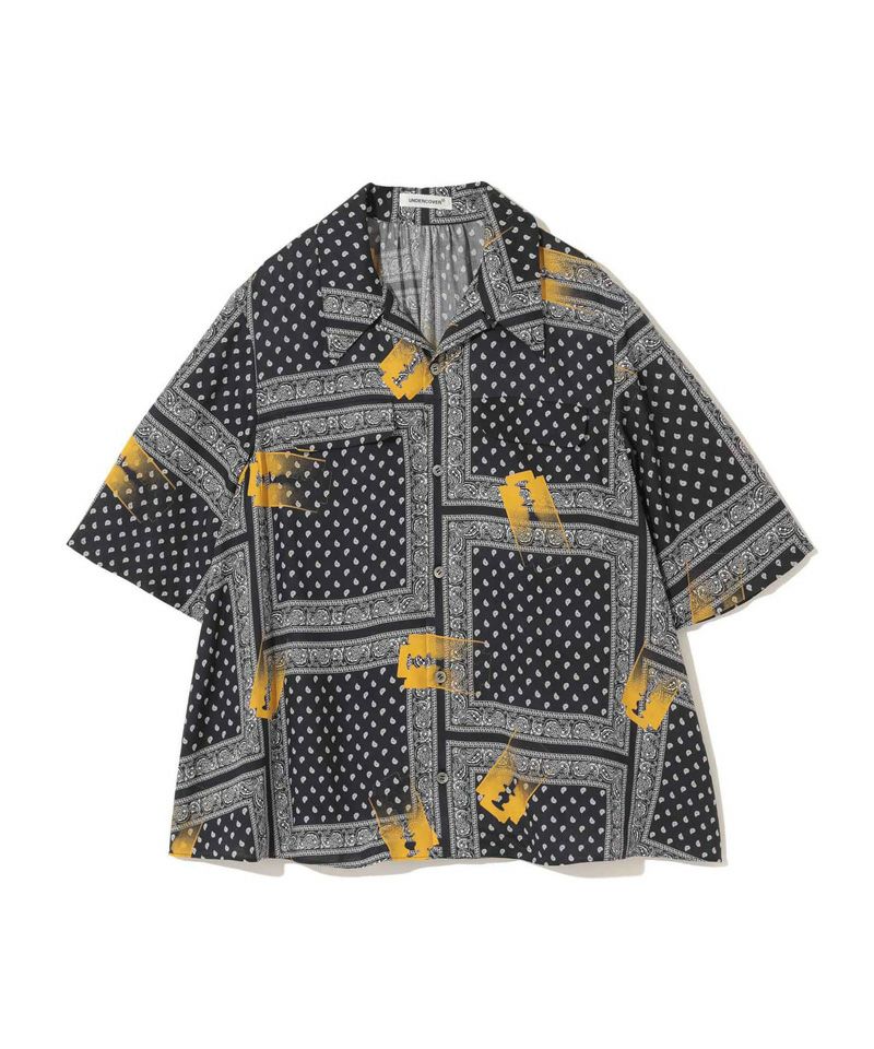 UNDERCOVER＞バンダナ総柄半袖シャツ（UP1E1406) | MAKES ONLINE STORE