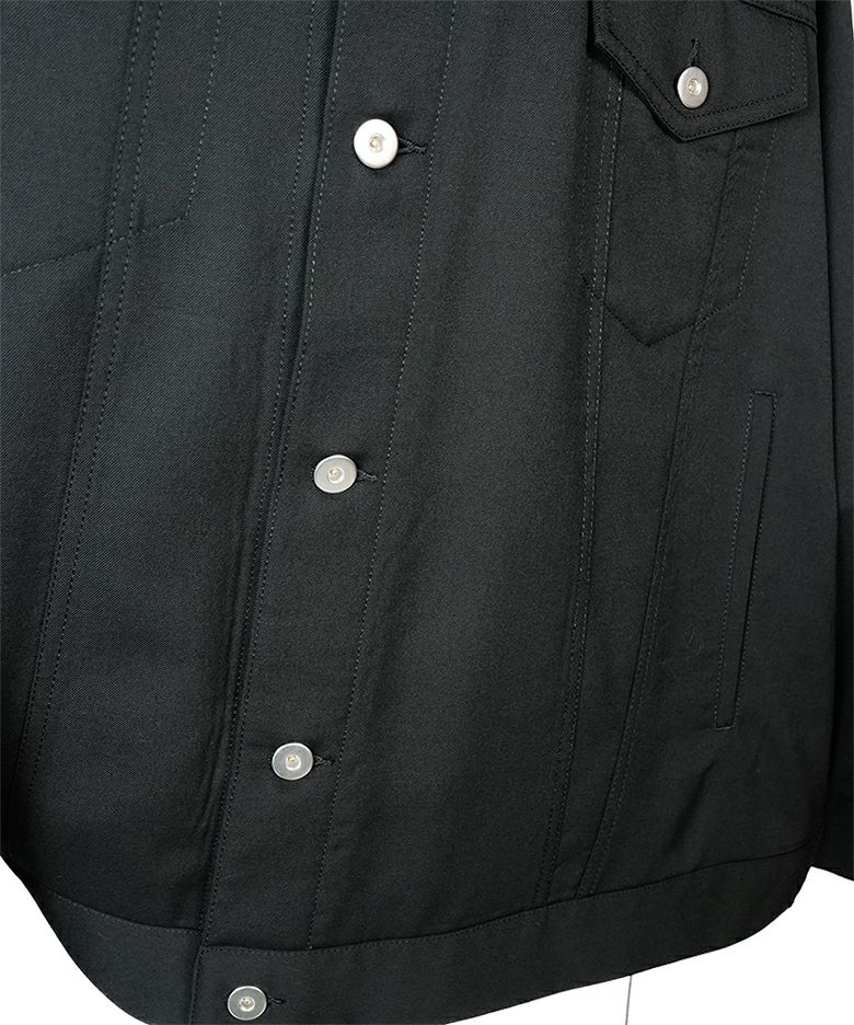 BLACK COMME des GARCONS>ウールギャバジン ジャケット (1O BLACK COMME des GARCONS>ウールギャバジン ジャケット (1O