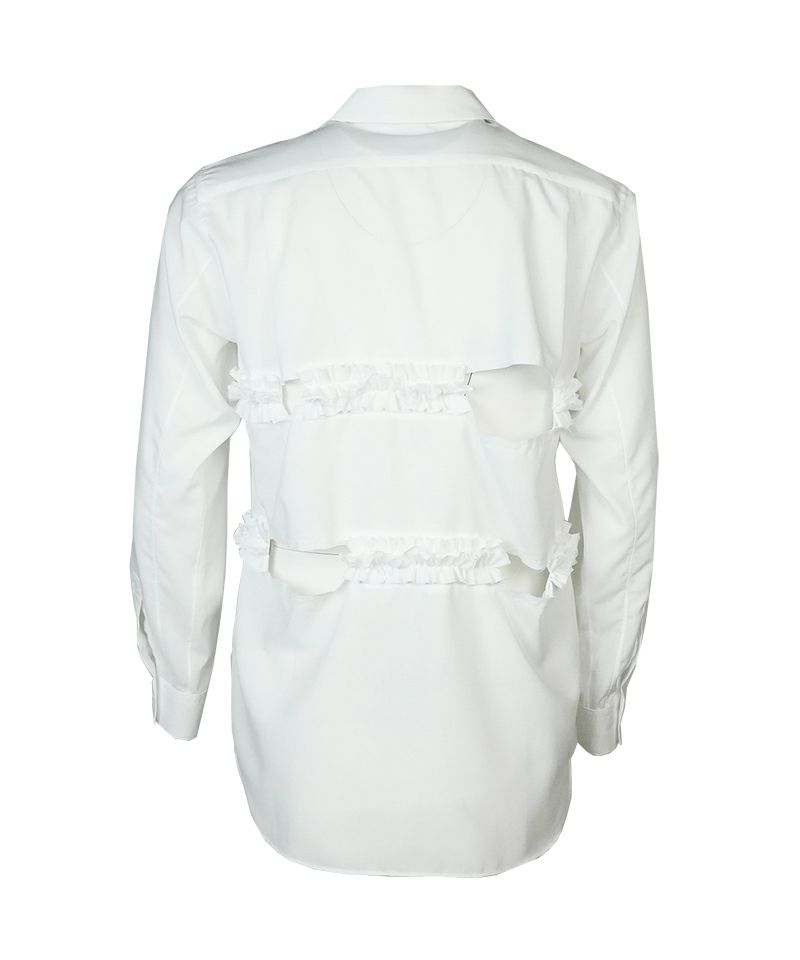 BLACK COMME des GARCONS＞エステルスパンブロード シャツ (1O-B012