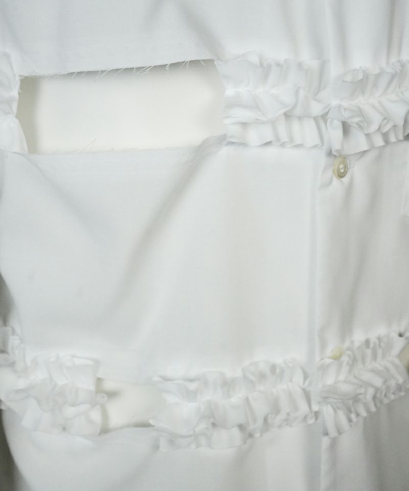 BLACK COMME des GARCONS＞エステルスパンブロード シャツ (1O-B012