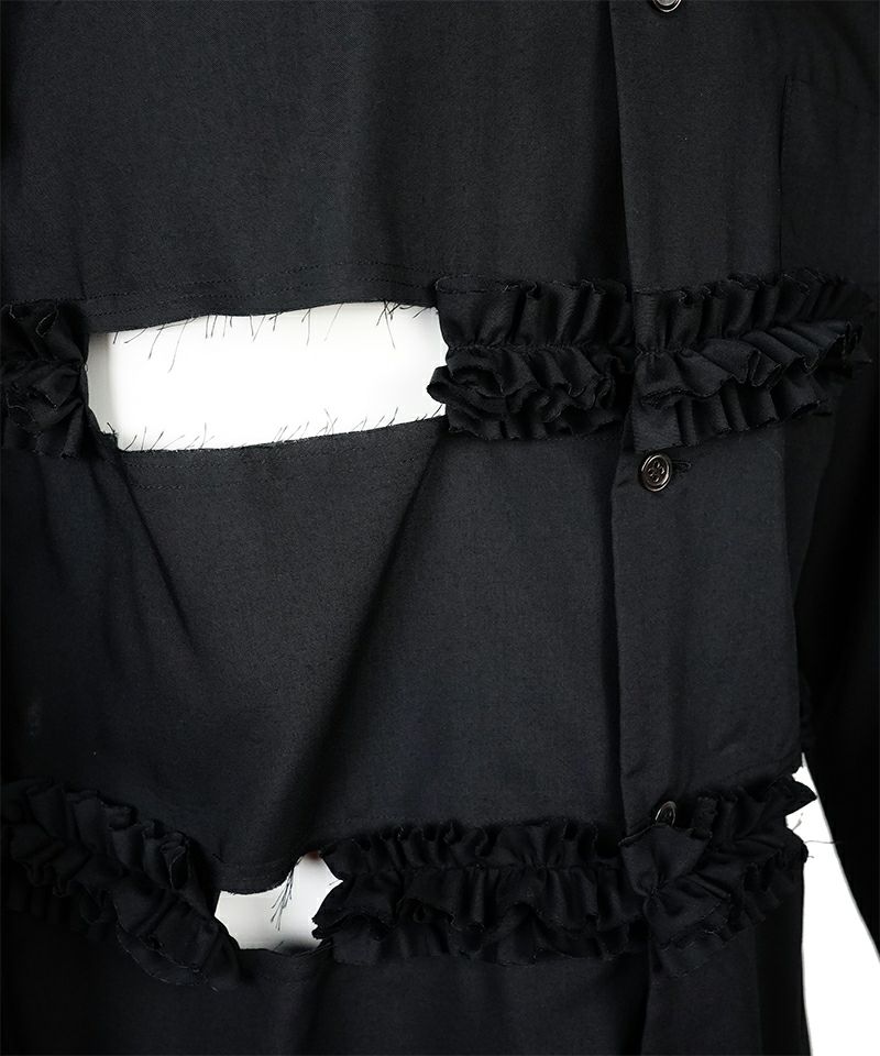 BLACK COMME des GARCONS＞エステルスパンブロード シャツ (1O-B012