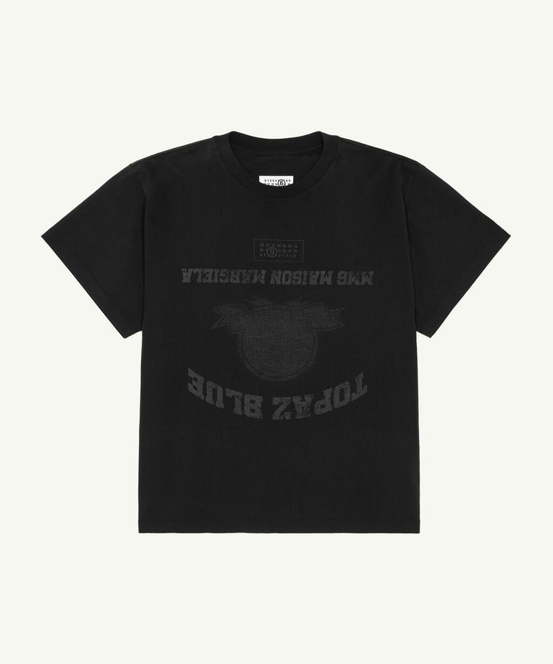 MM⑥ Maison Margiela＞トパーズブルーTシャツ (SH0GC0041