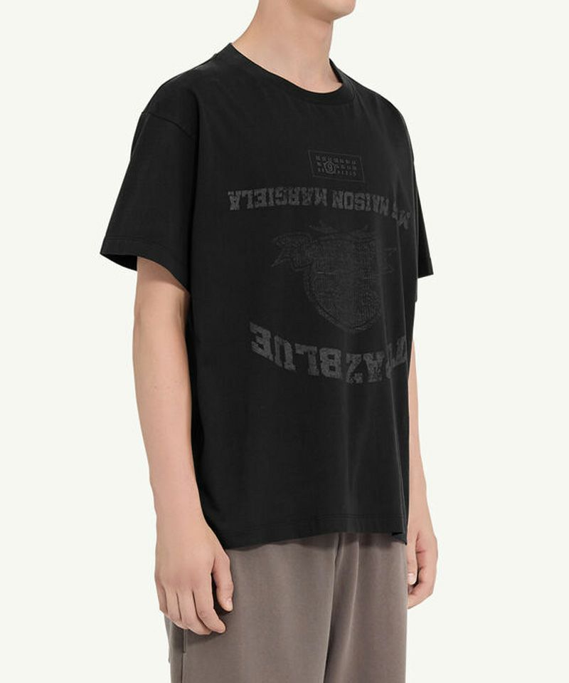 MM⑥ Maison Margiela＞トパーズブルーTシャツ (SH0GC0041