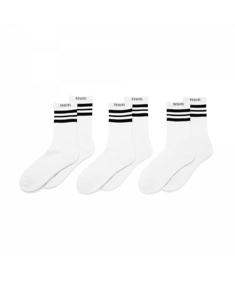 ＜SEQUEL＞SOCKS(3PIECE 1PACK) (SQ-24AW-SO-03)