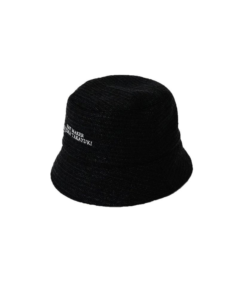 ＜KIJIMA TAKAYUKI＞NYLON MESH BUCKET HAT (251209)
