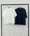 ＜Y＞ORGANIC COTTON WASHER SATIN OPEN/C SH