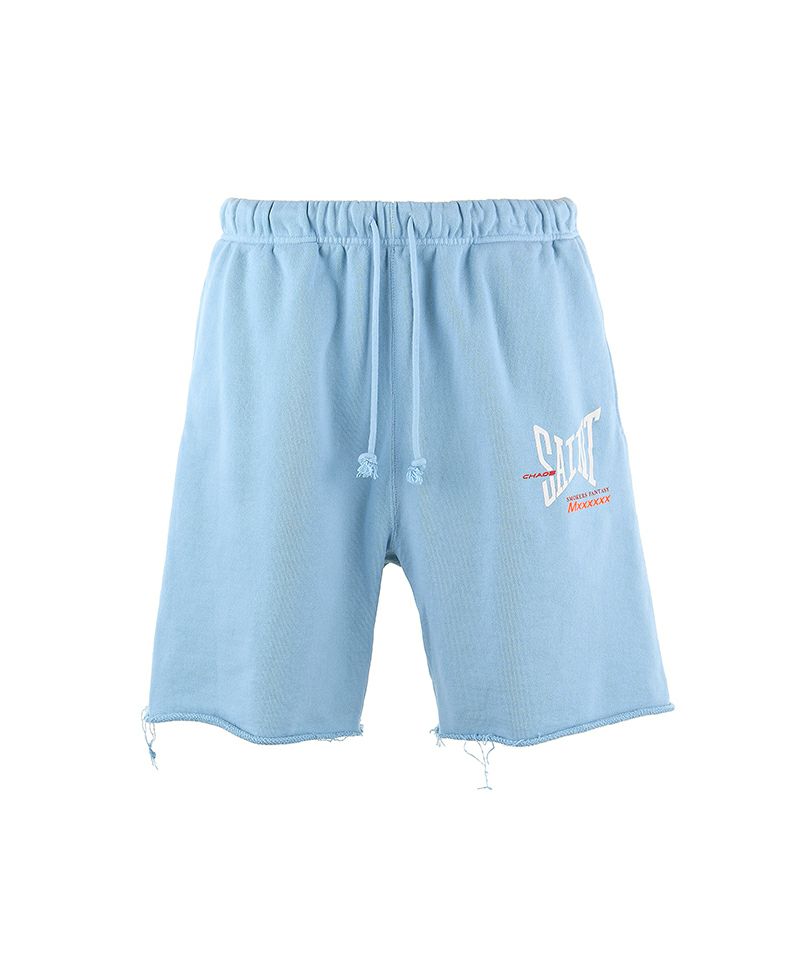 ＜SAINT MICHAEL＞SWEAT SHORTS / RIBON SAINT /BLU