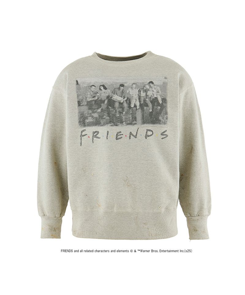 ＜SAINT MICHAEL＞FRD_CREW N SWEAT / FRIENDS/GRY