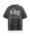 ＜SAINT MICHAEL＞FRD_SS TEE / FRIENDS / BLACK