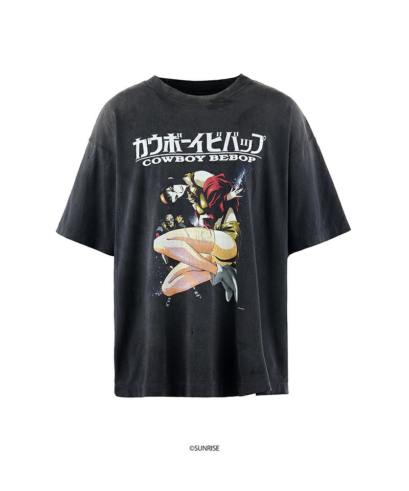 ＜SAINT MICHAEL＞CB_SS TEE / COWBOY BEBOP / BLACK