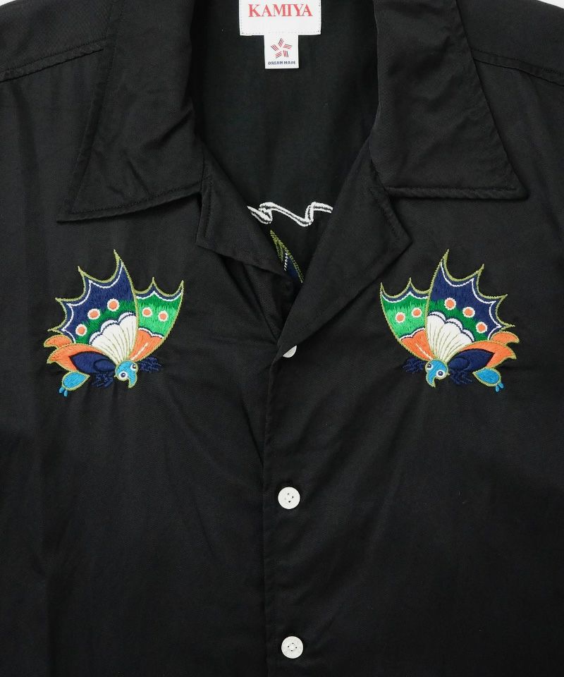 KAMIYA＞“AGEHA” Embroidery Shirt | MAKES ONLINE STORE