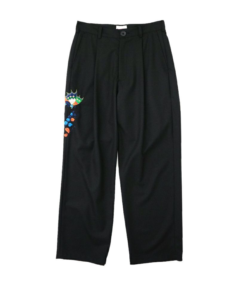 ＜KAMIYA＞“AGEHA” Embroidery Pants