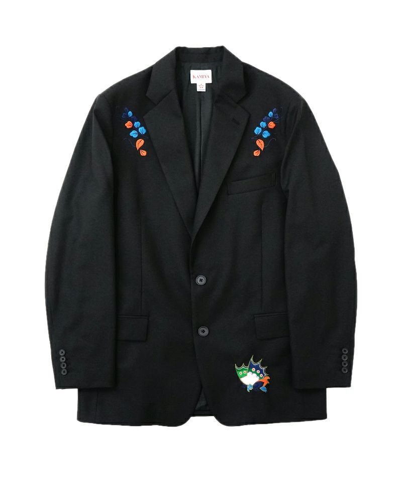＜KAMIYA＞“AGEHA” Embroidery Jacket