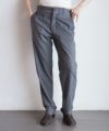 ＜FUMIKA＿UCHIDA＞ZIPPED HEM SLACKS(MIDDLE GREY)