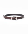 ＜YLÈVE＞LEATHER BUCKLED BELT