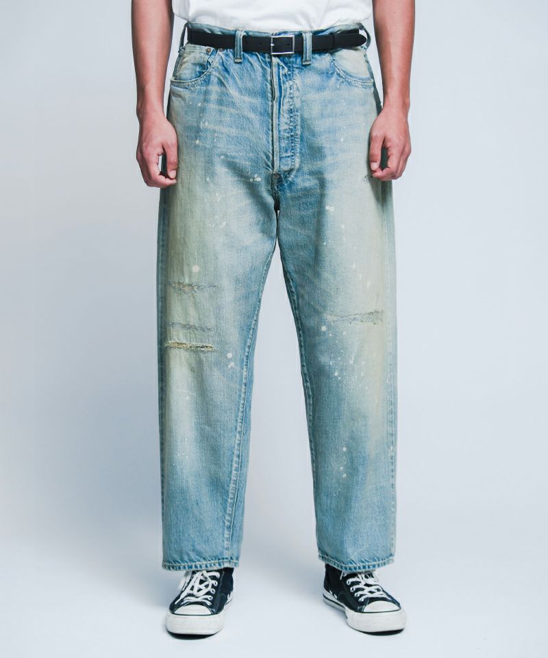 A.PRESSE>No.37 Washed Wide Denim Pants | MAKES ONLINE STORE A.PRESSE>No.37 Washed Wide Denim Pants | MAKES ONLINE STORE