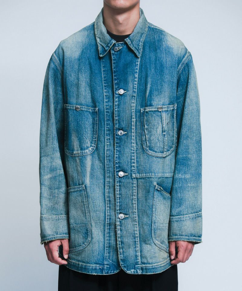 ジャケット・アウター A.PRESSE 25SS \"Vintage Coverall Jacket\"2 A.PRESSE - アプレッセ Vintage Coverall Jacket(25SAP-01-22K