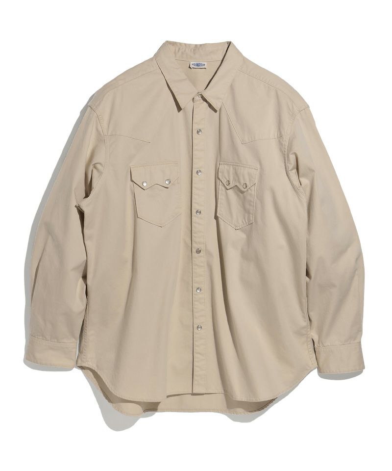 ＜FOUNDOUR＞WESTERN SHIRT