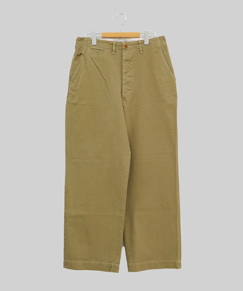 ＜CIOTA＞Weapon Chino Cloth Pants (43khaki)(Stone Wash)