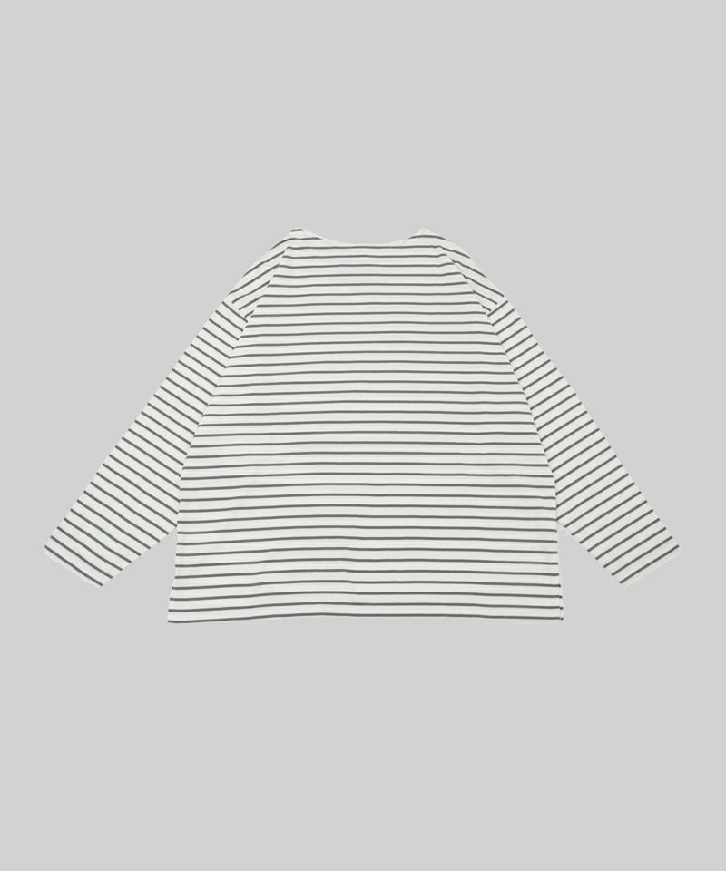 ＜CIOTA＞Border Long Sleeve Shirt