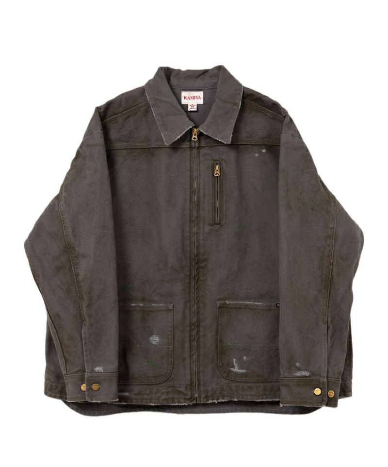 ＜KAMIYA＞BORO Duck Jacket