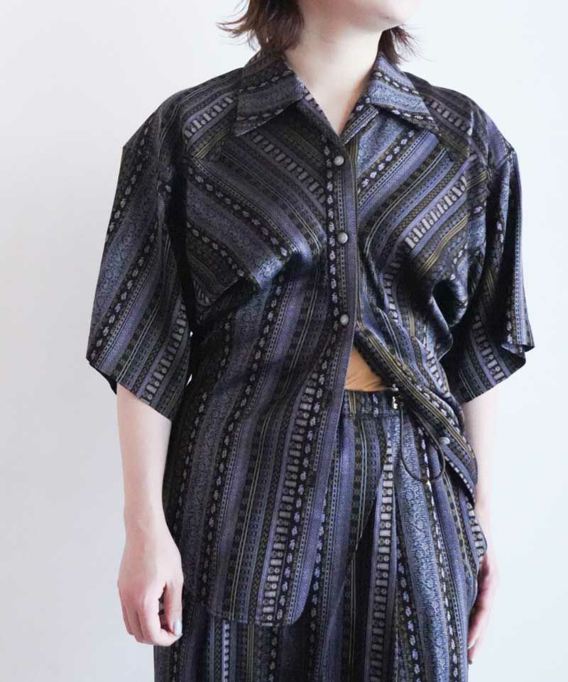 ＜Mame Kurogouchi＞MM25SS-SH080-black-