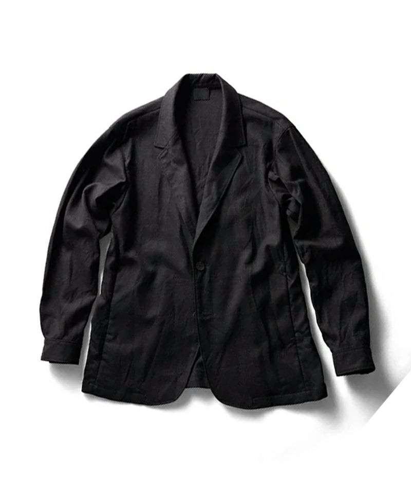 ＜山内＞ウールメッシュクロスジャケット