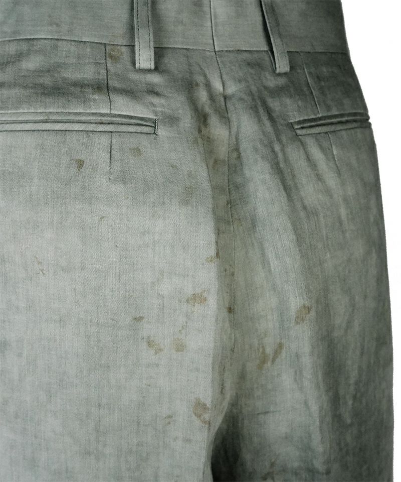 NEAT＞Lyria Dirty Print Linen Cotton Wide | MAKES ONLINE STORE