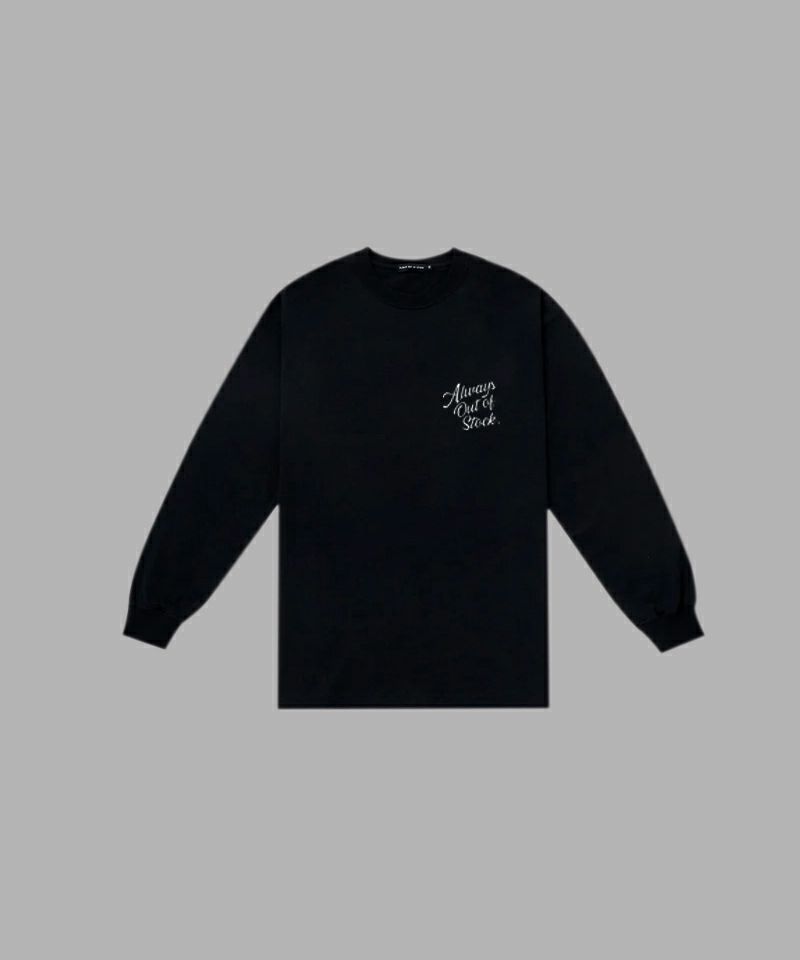 ＜ALWAYS OUT OF STOCK＞LAZY LOGO L/S TEE