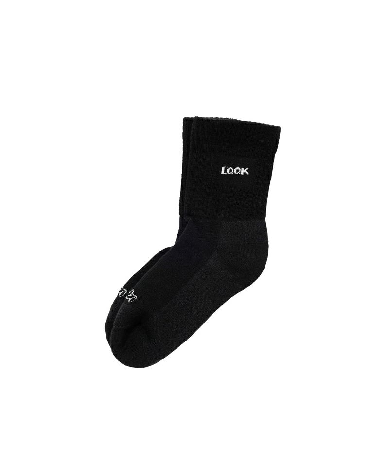 ＜LQQK Studio＞MERINO WOOL SOCKS（BLACK)