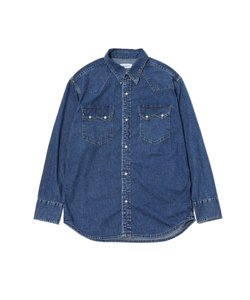 ＜MASSES＞DENIM SHIRT H.WASH