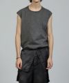 ＜The Viridi-anne＞Object dyed sleeveless T-shirt