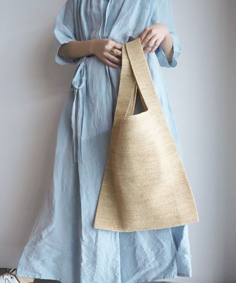 ＜seya.＞RAFFIA SHOPPING BAG/NATURAL