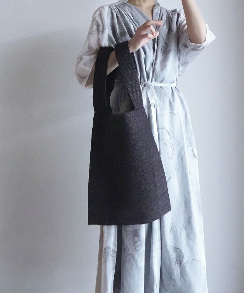 ＜seya.＞RAFFIA SHOPPING BAG/RUST