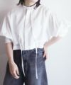 ＜HYKE＞COTTON BALLON SLEEVE BLOUSE